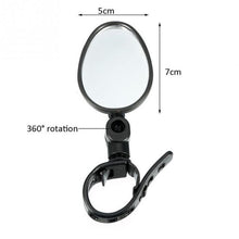 Load image into Gallery viewer, 2Pcs Bicycle Mirror Handlebar Rearview Mirror Wide Angle 360 degree Rotate For Mountain Bike Bicycle Cycling Accessories