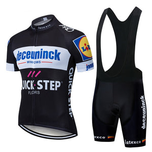 2019 Pro Team Quick Step Cycling Jersey 20D Bib Set Bike Clothing Ropa Ciclism Bicycle Wear Clothes Mens Short Maillot Culotte