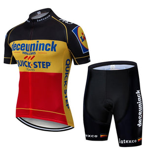 2019 Pro Team Quick Step Cycling Jersey 20D Bib Set Bike Clothing Ropa Ciclism Bicycle Wear Clothes Mens Short Maillot Culotte