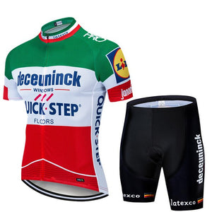 2019 Pro Team Quick Step Cycling Jersey 20D Bib Set Bike Clothing Ropa Ciclism Bicycle Wear Clothes Mens Short Maillot Culotte