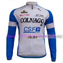 Load image into Gallery viewer, 2019 COLNAGO men winter thermal bike clothes windproof rode bicycle clothing suits roupa ciclismo jacket cycling jersey sets