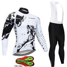 Load image into Gallery viewer, 2019 Hot Pro Team Long Sleeve Cycling Jersey Set Bib Pants Ropa Ciclismo Bicycle Clothing MTB Bike Jersey Uniform Men Clothes