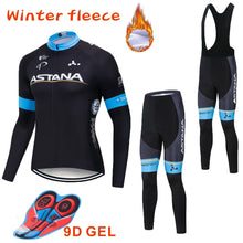 Load image into Gallery viewer, ASTANA 2019 Pro Winter Thermal Fleece Woman Cycling jerseys Sets MTB Wear Bike Wear Clothing Ciclismo Long Sleeve Bicycle