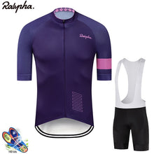 Load image into Gallery viewer, 2019 rapha Cycling Set Man Cycling Jersey Short Sleeve Bicycle Clothing Kit Mtb Bike Wear Triathlon Uniforme maillot ciclismo