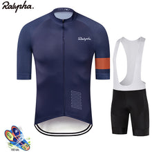 Load image into Gallery viewer, 2019 rapha Cycling Set Man Cycling Jersey Short Sleeve Bicycle Clothing Kit Mtb Bike Wear Triathlon Uniforme maillot ciclismo