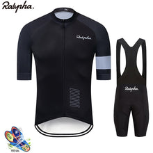 Load image into Gallery viewer, 2019 rapha Cycling Set Man Cycling Jersey Short Sleeve Bicycle Clothing Kit Mtb Bike Wear Triathlon Uniforme maillot ciclismo