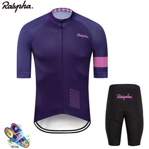 2019 rapha Cycling Set Man Cycling Jersey Short Sleeve Bicycle Clothing Kit Mtb Bike Wear Triathlon Uniforme maillot ciclismo