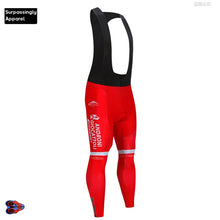 Load image into Gallery viewer, 2019 Pro Men&#39;s UCI Team Red ANDRO Cycling Jersey Pants Set Autumn Ropa Ciclismo 9D Gel Pad Cycling Wear Bicycle Clothing Suit