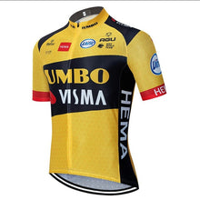 Load image into Gallery viewer, 2020 new JUMBO VISMA cycling TEAM jersey 20D bike shorts suit Ropa Ciclismo mens summer PRO bicycle Maillot Pants clothing