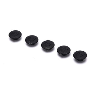 5pcs bicycle handle screw cap plastic cap M5 riding accessories suitable for mountain bike road bike folding bike