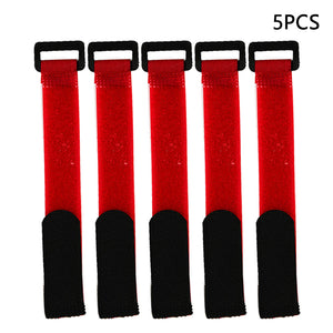 5Pcs Adjustable Magic Sticker Bike Supplies Universal Bandage Bicycle Fixing Strap Multifunction Sports Cycling Accessories #2