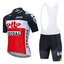 Load image into Gallery viewer, 2020 LOTTO cycling team jersey 20D bike shorts set Ropa Ciclismo MENS New MTB Pro summer BICYCLING Maillot bottom wear clothing