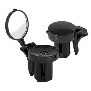 2PCS New Bike Handlebar End Mirrors Cycling Back Review Mirror For MTB Road Riding Racing Steel Mirror Bicycle Accessories