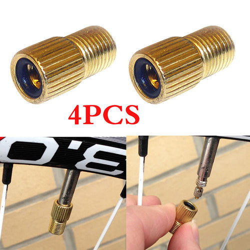 4Pcs/Set Cycling Bicycle Pump Accessories Tube Pump Tool Converter Bicycle Bike Tire Valve Adapter Wholesale