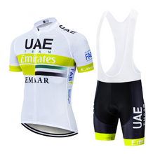 Load image into Gallery viewer, 2019 UAE Cycling Jersey 9d Bike Shorts Set Ropa Ciclismo Mens Summer Quick Dry Pro Cycling Maillot Hombre Roupa Pants Clothes