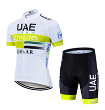 Load image into Gallery viewer, 2019 UAE Cycling Jersey 9d Bike Shorts Set Ropa Ciclismo Mens Summer Quick Dry Pro Cycling Maillot Hombre Roupa Pants Clothes