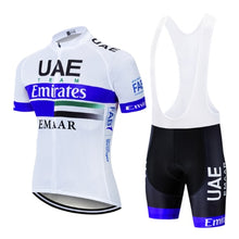 Load image into Gallery viewer, 2019 UAE Cycling Jersey 9d Bike Shorts Set Ropa Ciclismo Mens Summer Quick Dry Pro Cycling Maillot Hombre Roupa Pants Clothes