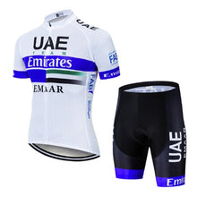 Load image into Gallery viewer, 2019 UAE Cycling Jersey 9d Bike Shorts Set Ropa Ciclismo Mens Summer Quick Dry Pro Cycling Maillot Hombre Roupa Pants Clothes