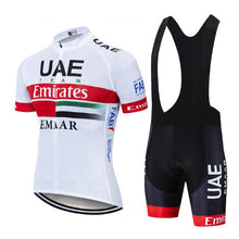 Load image into Gallery viewer, 2019 UAE Cycling Jersey 9d Bike Shorts Set Ropa Ciclismo Mens Summer Quick Dry Pro Cycling Maillot Hombre Roupa Pants Clothes