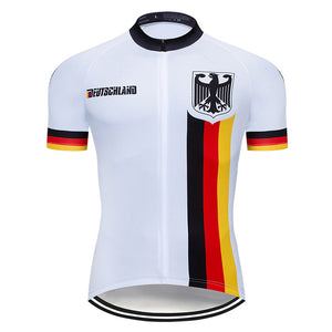 2020 Pro Team Germany Cycling 9D Set Jersey Bike Wear Ropa Ciclismo Mens Summer Quick Dry Bicycle Clothes Short Maillot Culotte