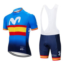 Load image into Gallery viewer, 2019 TEAM Colorful M Cycling  jersey 12D gel bike shorts sets mens Ropa Ciclismo Maillot Culotte biycling top bottoms suit