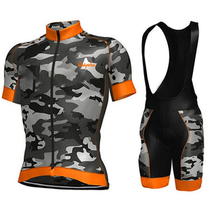 2019 Ropa Ciclismo Cycling Jersey Set Bike Bib Shorts Breathable Camouflage Green Summer Quick Dry MTB Bicycle Cycling Clothing