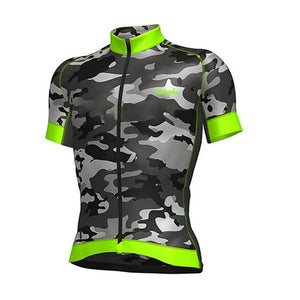 2019 Ropa Ciclismo Cycling Jersey Set Bike Bib Shorts Breathable Camouflage Green Summer Quick Dry MTB Bicycle Cycling Clothing