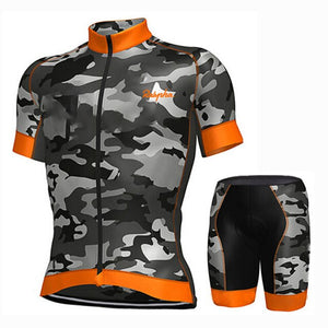 2019 Ropa Ciclismo Cycling Jersey Set Bike Bib Shorts Breathable Camouflage Green Summer Quick Dry MTB Bicycle Cycling Clothing